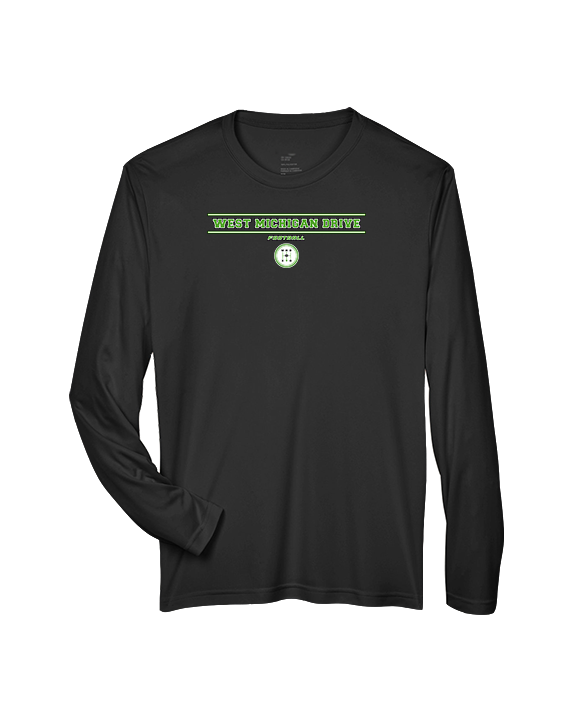 West Michigan Drive Football Border - Performance Longsleeve