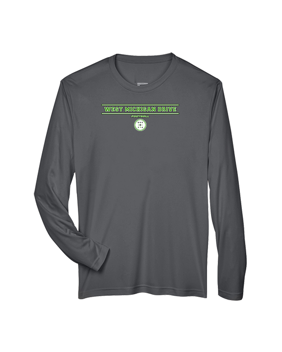 West Michigan Drive Football Border - Performance Longsleeve
