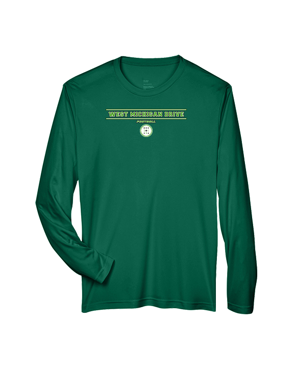 West Michigan Drive Football Border - Performance Longsleeve