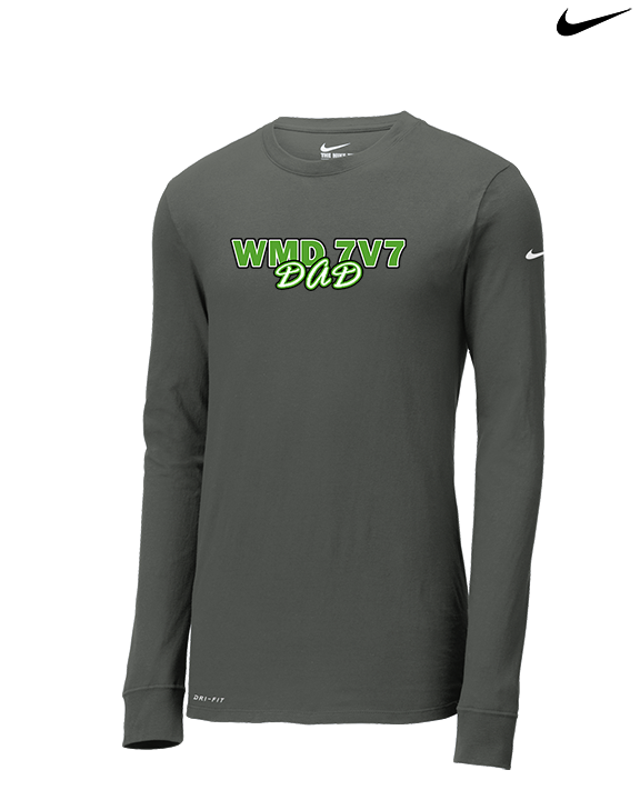 West Michigan Drive Football Dad - Mens Nike Longsleeve