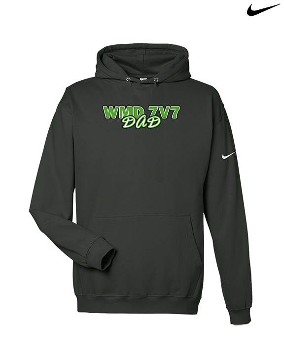 West Michigan Drive Football Dad - Nike Club Fleece Hoodie