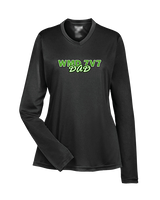 West Michigan Drive Football Dad - Womens Performance Longsleeve