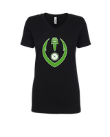 West Michigan Drive Football Full Football - Womens Vneck