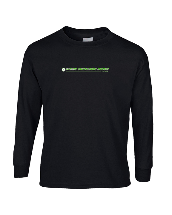West Michigan Drive Football Lines - Cotton Longsleeve