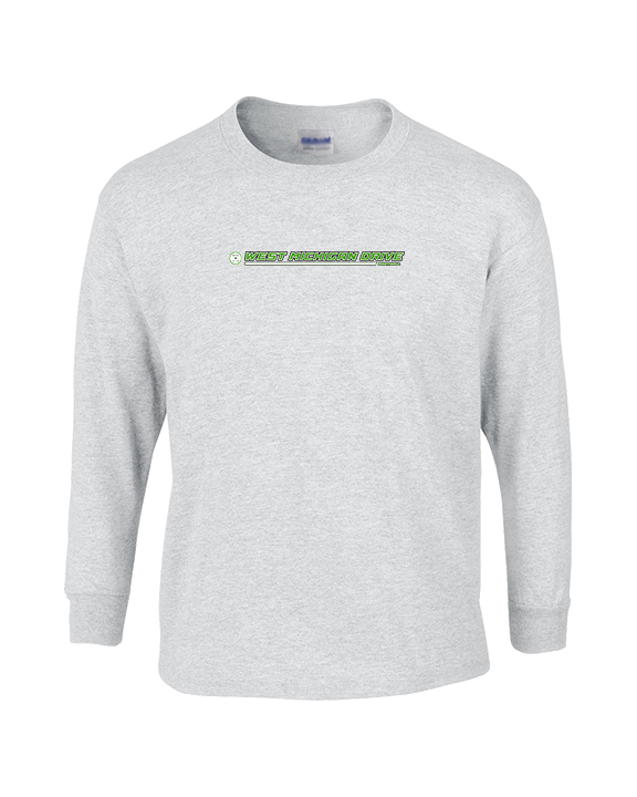 West Michigan Drive Football Lines - Cotton Longsleeve