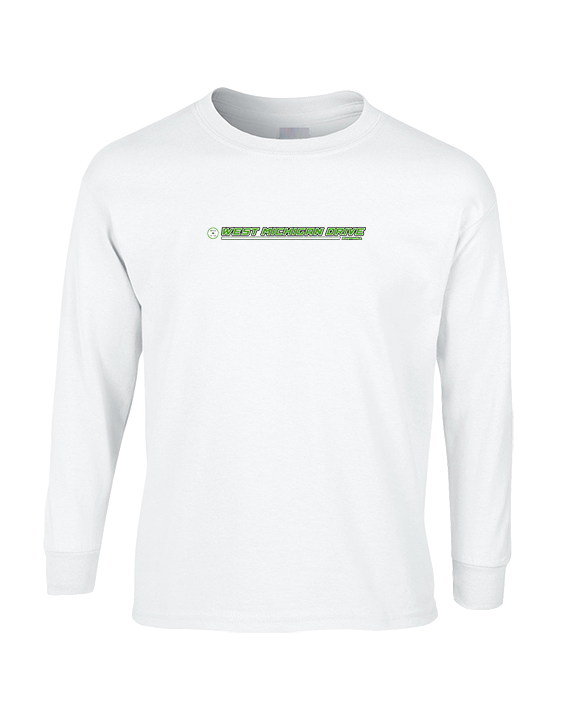West Michigan Drive Football Lines - Cotton Longsleeve