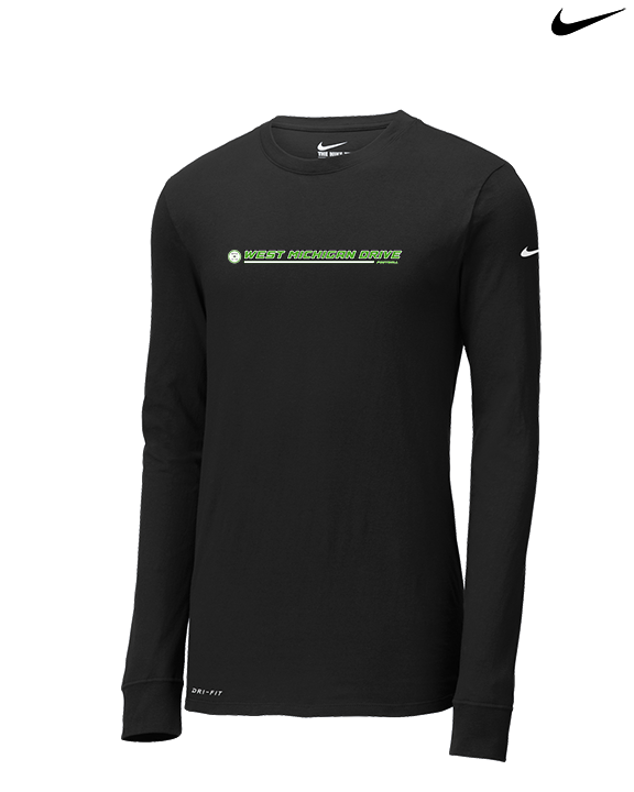 West Michigan Drive Football Lines - Mens Nike Longsleeve