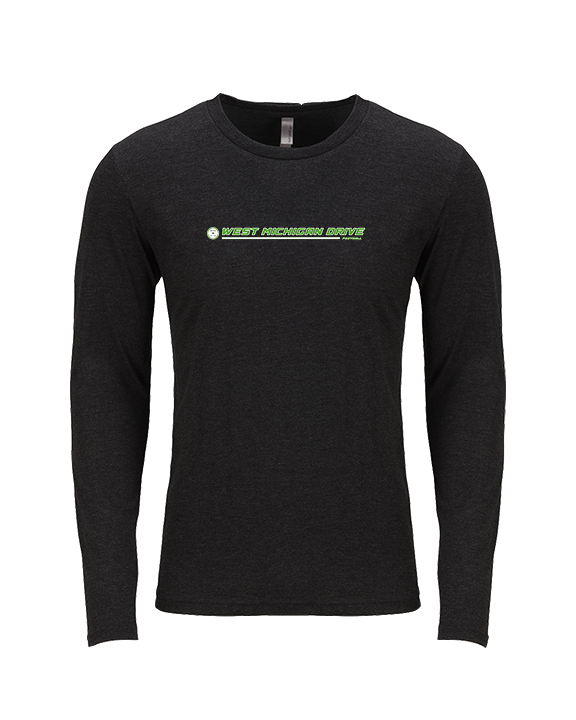 West Michigan Drive Football Lines - Tri-Blend Long Sleeve