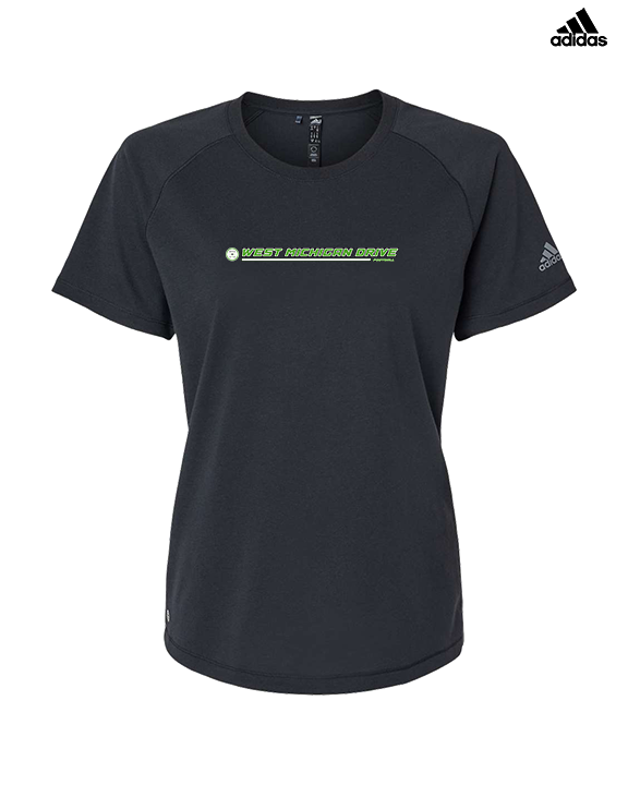 West Michigan Drive Football Lines - Womens Adidas Performance Shirt