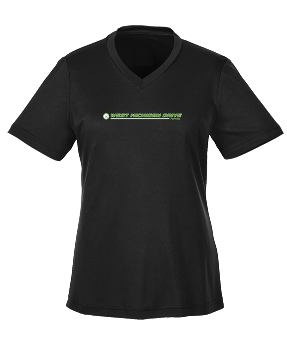 West Michigan Drive Football Lines - Womens Performance Shirt
