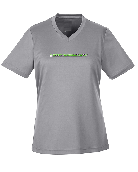 West Michigan Drive Football Lines - Womens Performance Shirt