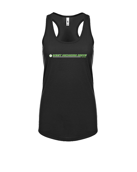 West Michigan Drive Football Lines - Womens Tank Top