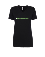 West Michigan Drive Football Lines - Womens Vneck