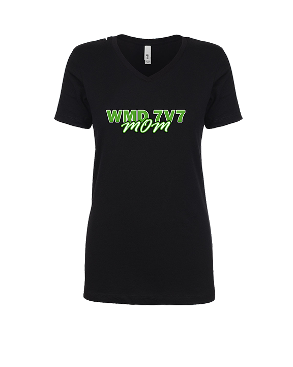 West Michigan Drive Football Mom - Womens Vneck