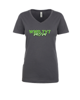 West Michigan Drive Football Mom - Womens Vneck