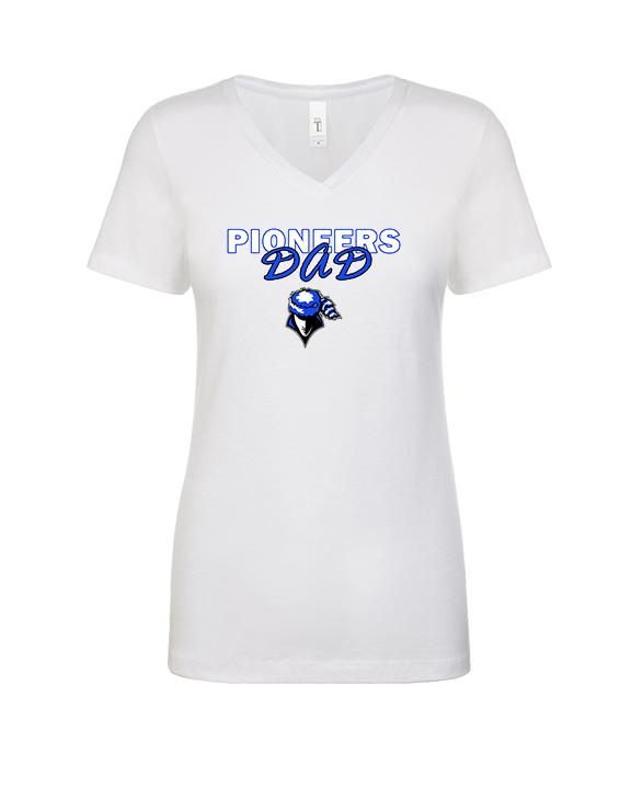 Western HS Boys Volleyball Dad 2 - Womens Vneck