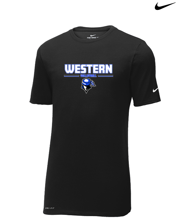 Western HS Boys Volleyball Keen - Mens Nike Cotton Poly Tee
