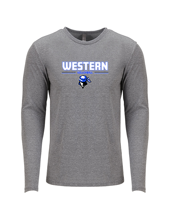 Western HS Boys Volleyball Keen - Tri-Blend Long Sleeve