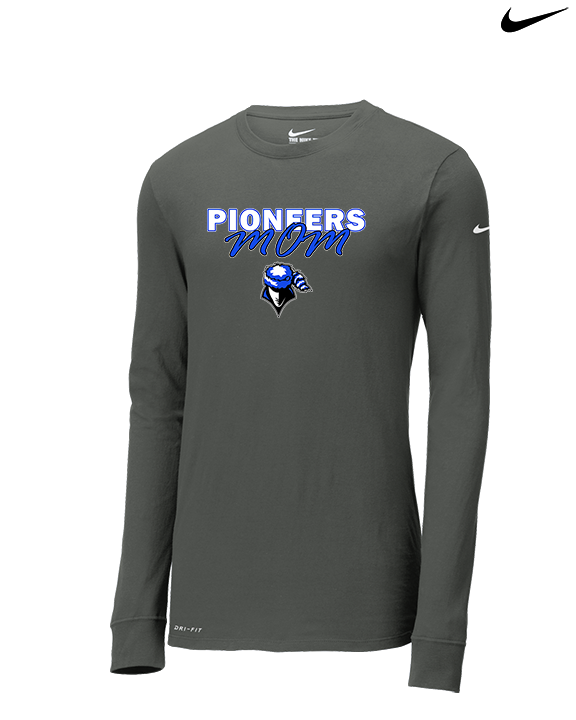 Western HS Boys Volleyball Mom 2 - Mens Nike Longsleeve