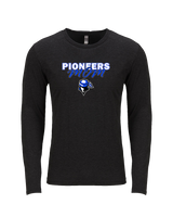 Western HS Boys Volleyball Mom 2 - Tri-Blend Long Sleeve