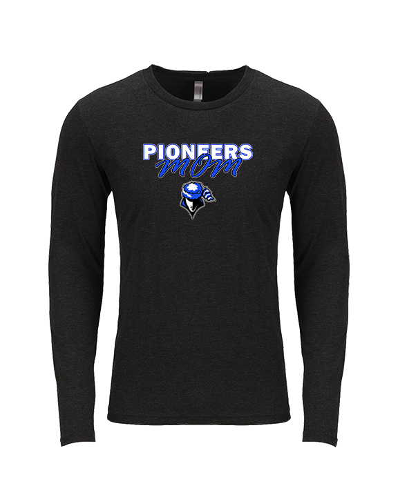 Western HS Boys Volleyball Mom 2 - Tri-Blend Long Sleeve