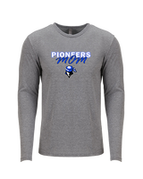 Western HS Boys Volleyball Mom 2 - Tri-Blend Long Sleeve