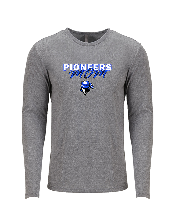Western HS Boys Volleyball Mom 2 - Tri-Blend Long Sleeve