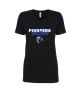 Western HS Boys Volleyball Mom 2 - Womens Vneck