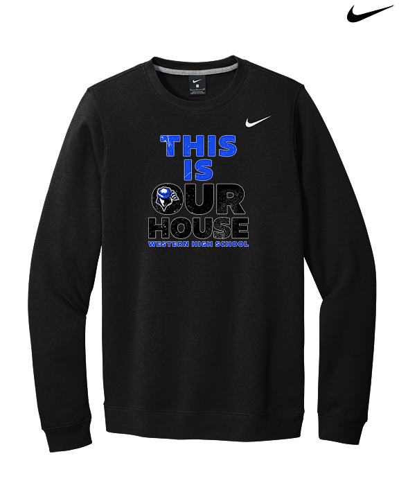 Western HS Boys Volleyball TIOH 2 - Mens Nike Crewneck