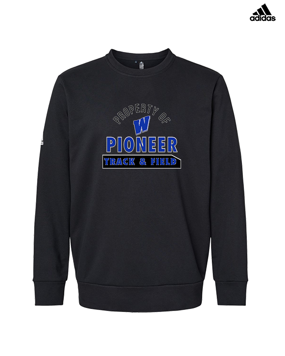 Western HS Track & Field Property - Mens Adidas Crewneck