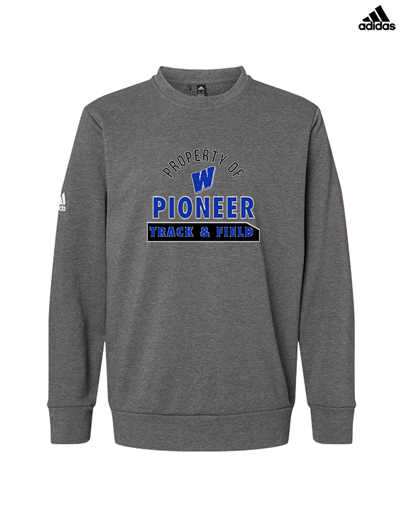 Western HS Track & Field Property - Mens Adidas Crewneck