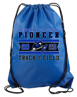 Western HS Track & Field Stamp - Drawstring Bag