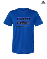 Western HS Track & Field Stamp - Mens Adidas Performance Shirt