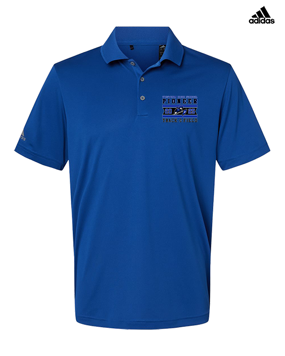 Western HS Track & Field Stamp - Mens Adidas Polo