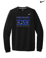 Western HS Track & Field Stamp - Mens Nike Crewneck