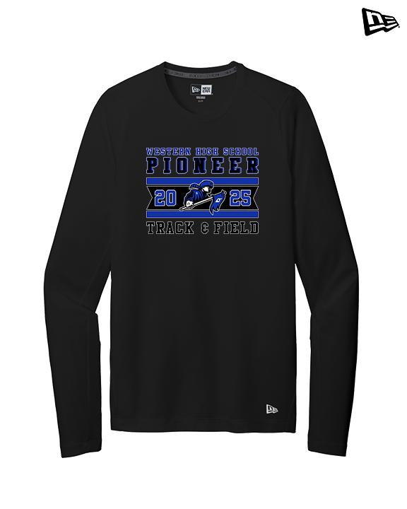 Western HS Track & Field Stamp - New Era Performance Long Sleeve