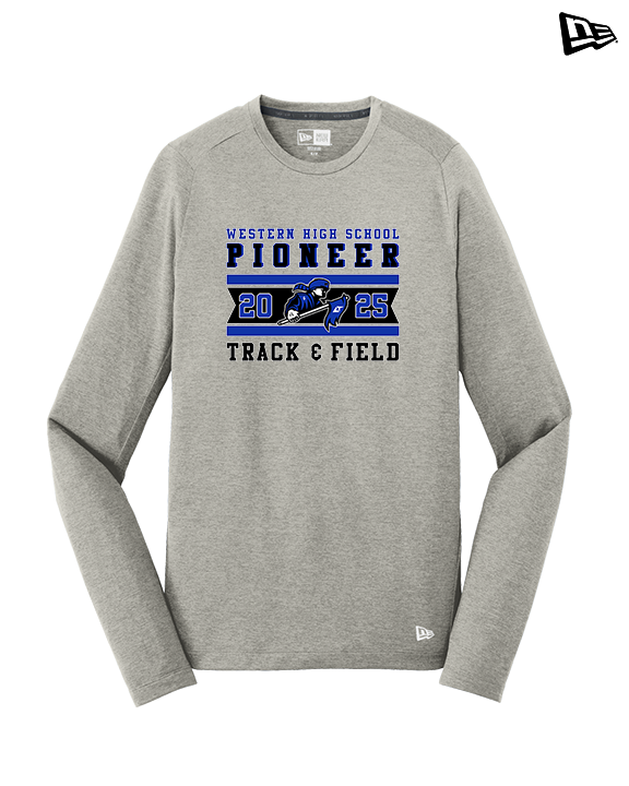 Western HS Track & Field Stamp - New Era Performance Long Sleeve