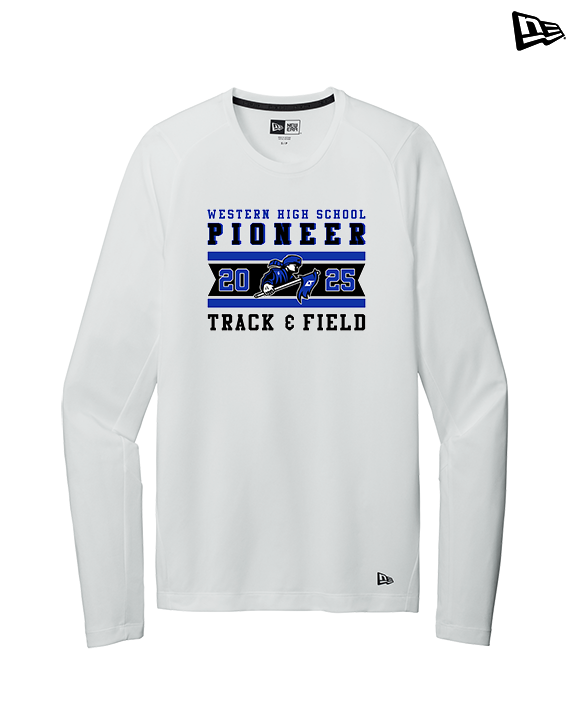 Western HS Track & Field Stamp - New Era Performance Long Sleeve