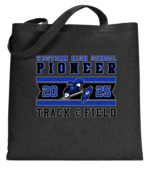 Western HS Track & Field Stamp - Tote