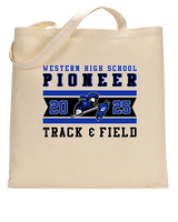 Western HS Track & Field Stamp - Tote