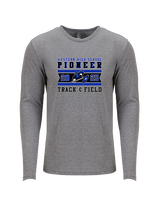 Western HS Track & Field Stamp - Tri-Blend Long Sleeve