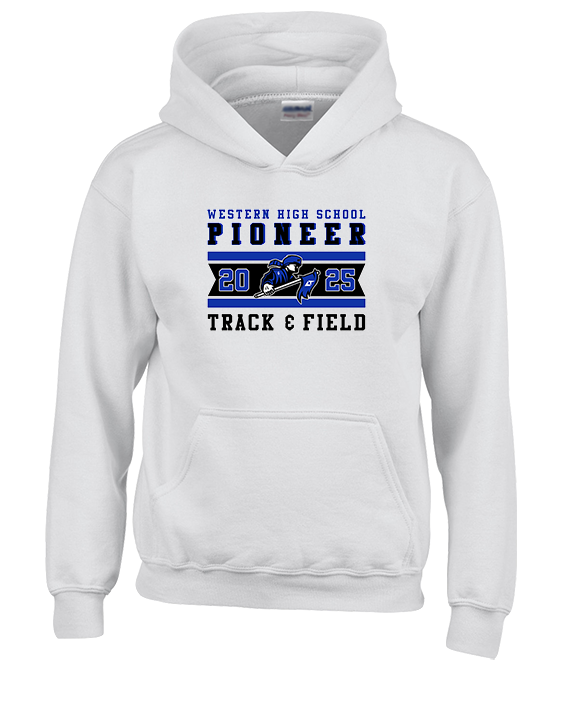 Western HS Track & Field Stamp - Youth Hoodie