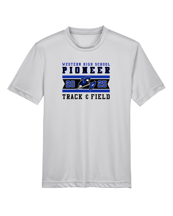 Western HS Track & Field Stamp - Youth Performance Shirt