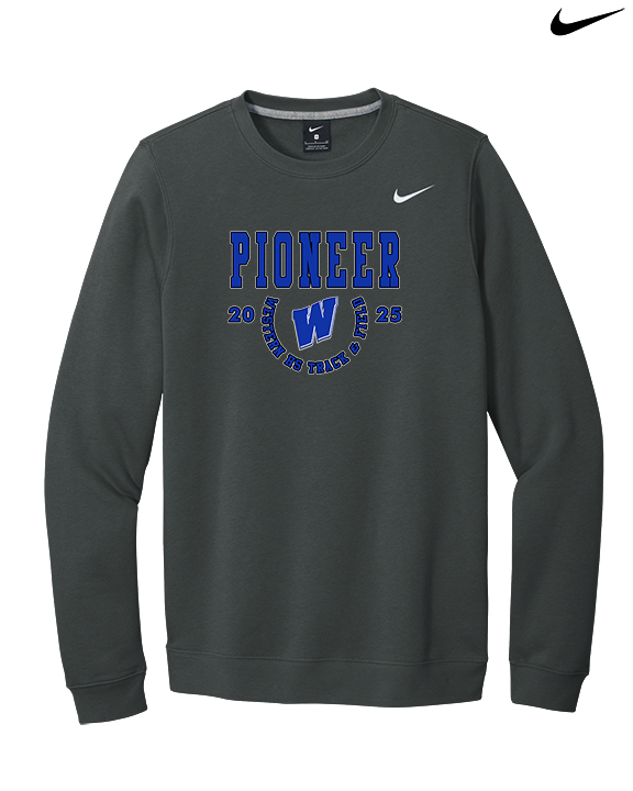 Western HS Track & Field Swoop - Mens Nike Crewneck