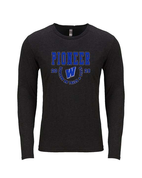 Western HS Track & Field Swoop - Tri-Blend Long Sleeve