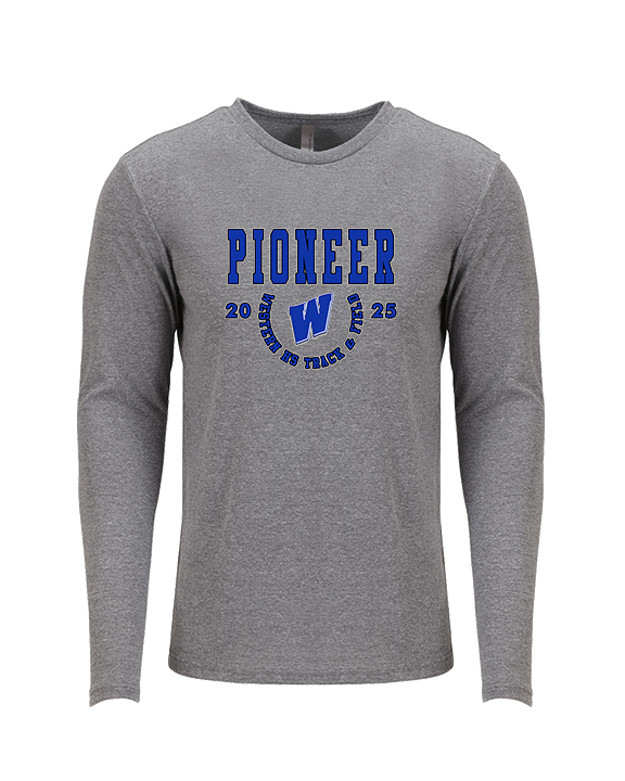 Western HS Track & Field Swoop - Tri-Blend Long Sleeve