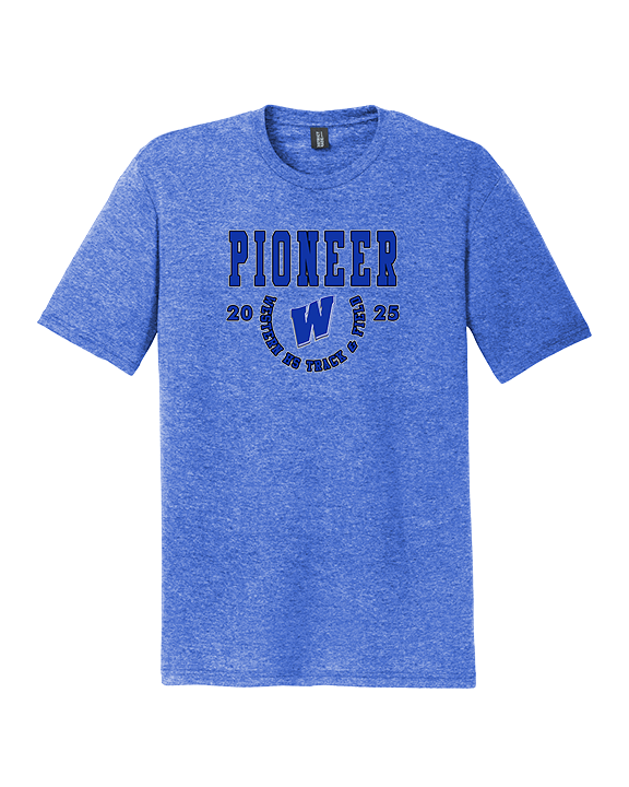 Western HS Track & Field Swoop - Tri-Blend Shirt