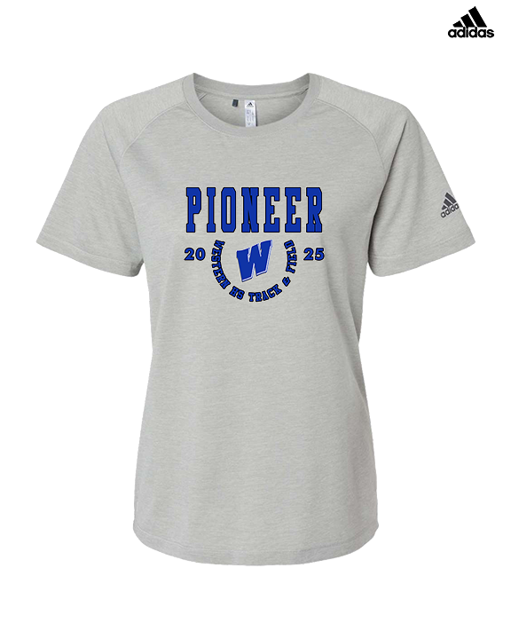 Western HS Track & Field Swoop - Womens Adidas Performance Shirt