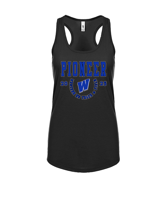 Western HS Track & Field Swoop - Womens Tank Top