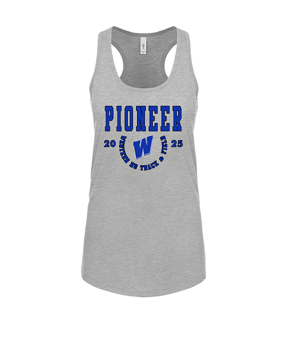 Western HS Track & Field Swoop - Womens Tank Top